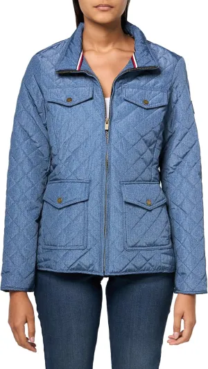 Tommy Hilfiger Women's Quilted Fall Fashion Lightweight Jacket