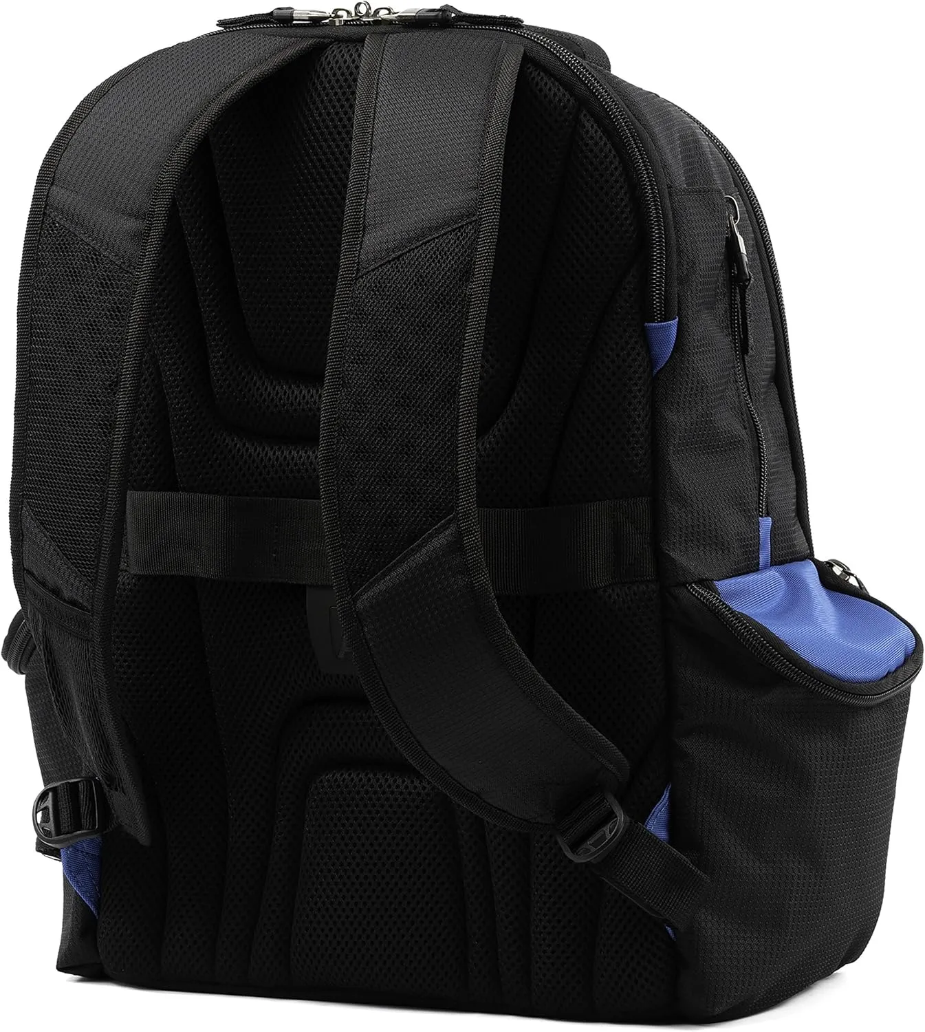Travelpro Bold Lightweight Rugged Backpack, Fits up to 15.6 inch laptop and tablet sleeve, Blue/Black