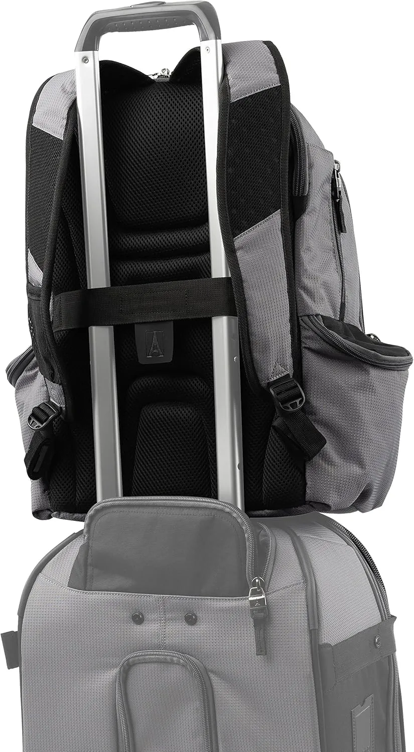Travelpro Bold Lightweight Rugged Backpack, Fits up to 15.6 inch laptop and tablet sleeve, Oliven Green/Black