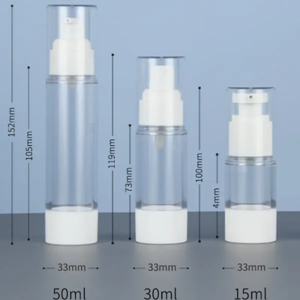 Vacuum Cosmetic Travel Container