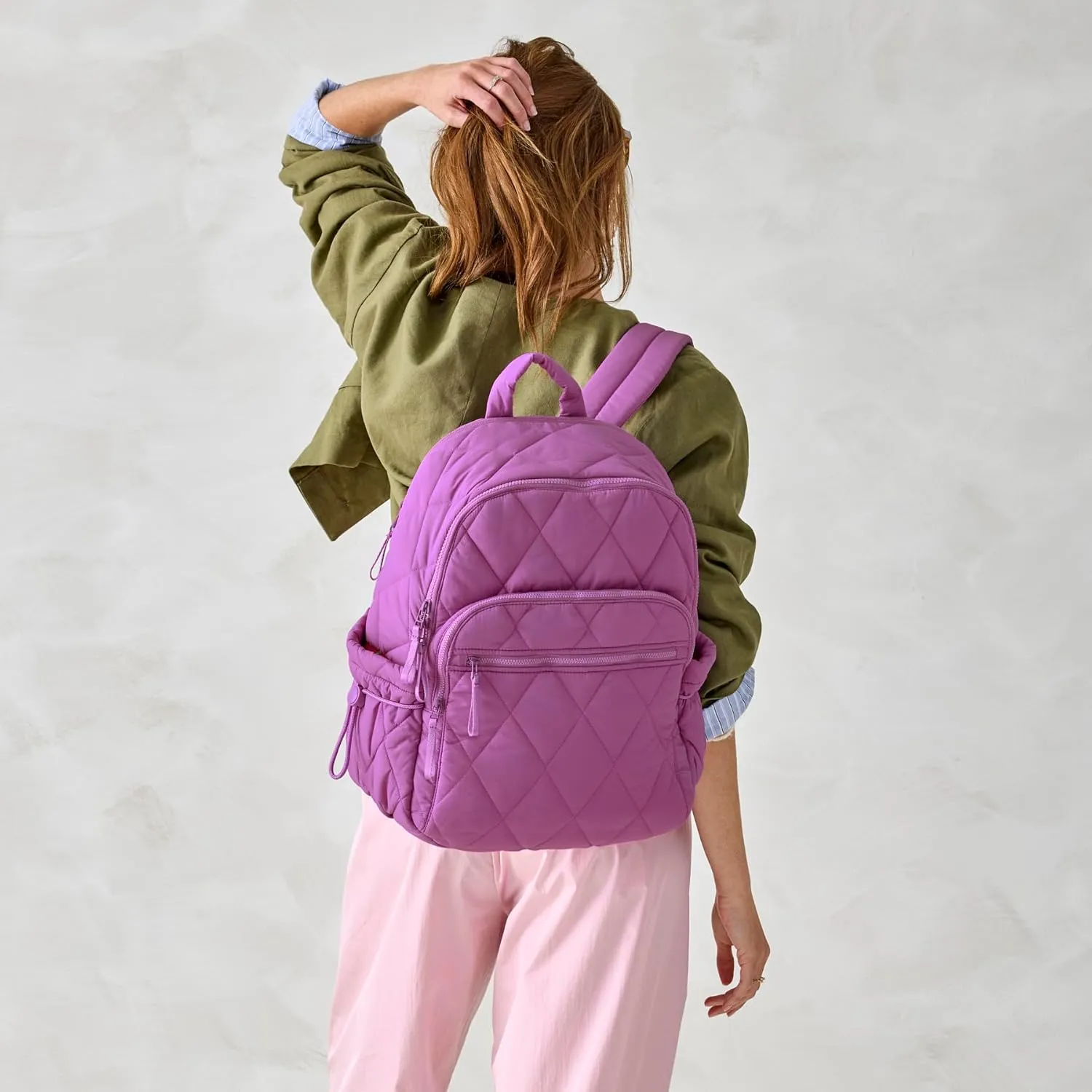Vera Bradley Featherweight Bancroft Backpack, Iris Orchid