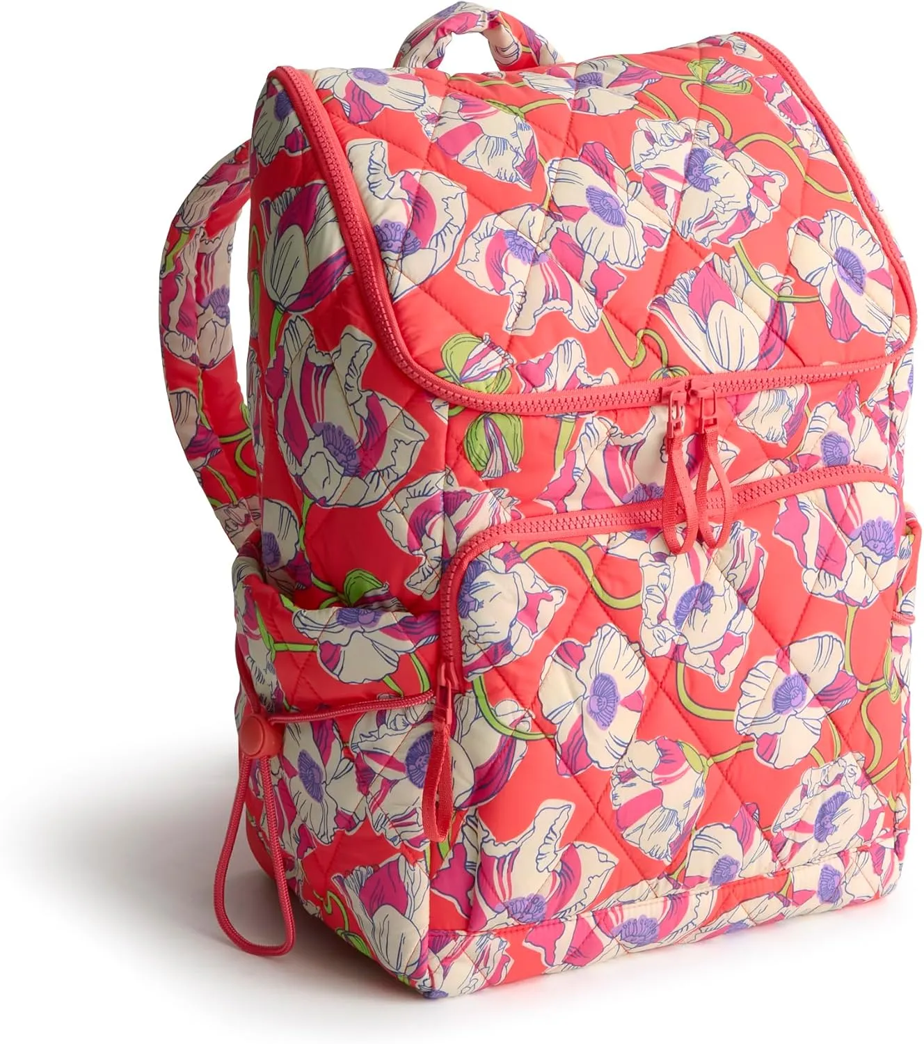 Vera Bradley Featherweight Cooler Backpack, Swirling Poppies