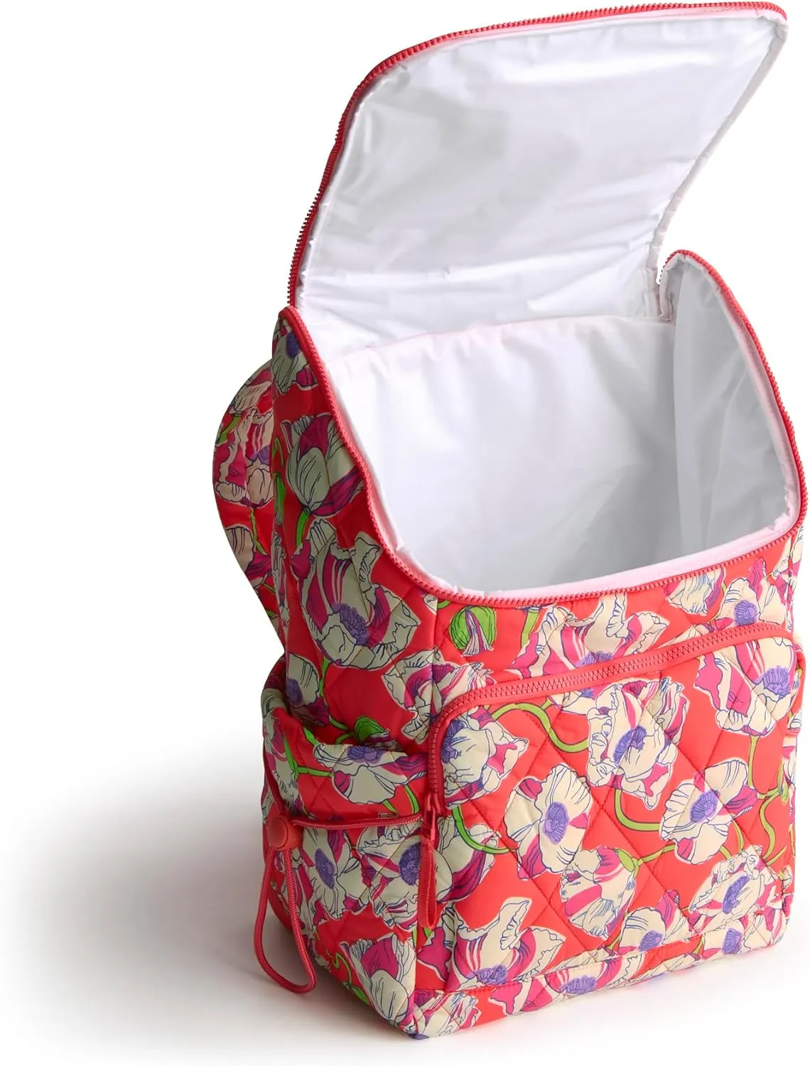 Vera Bradley Featherweight Cooler Backpack, Swirling Poppies