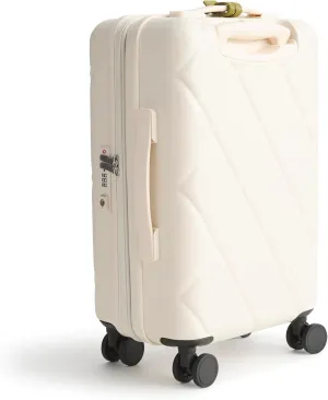 Vera Bradley Hardside 22 Inch Adair Spinner, Cottage Cream