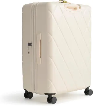 Vera Bradley Hardside 29 Inch Adair Spinner, Cottage Cream