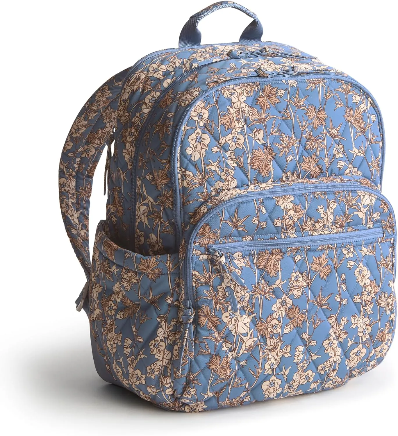 Vera Bradley Performance Twill Large Bancroft Backpack, Larkspur Delphinum