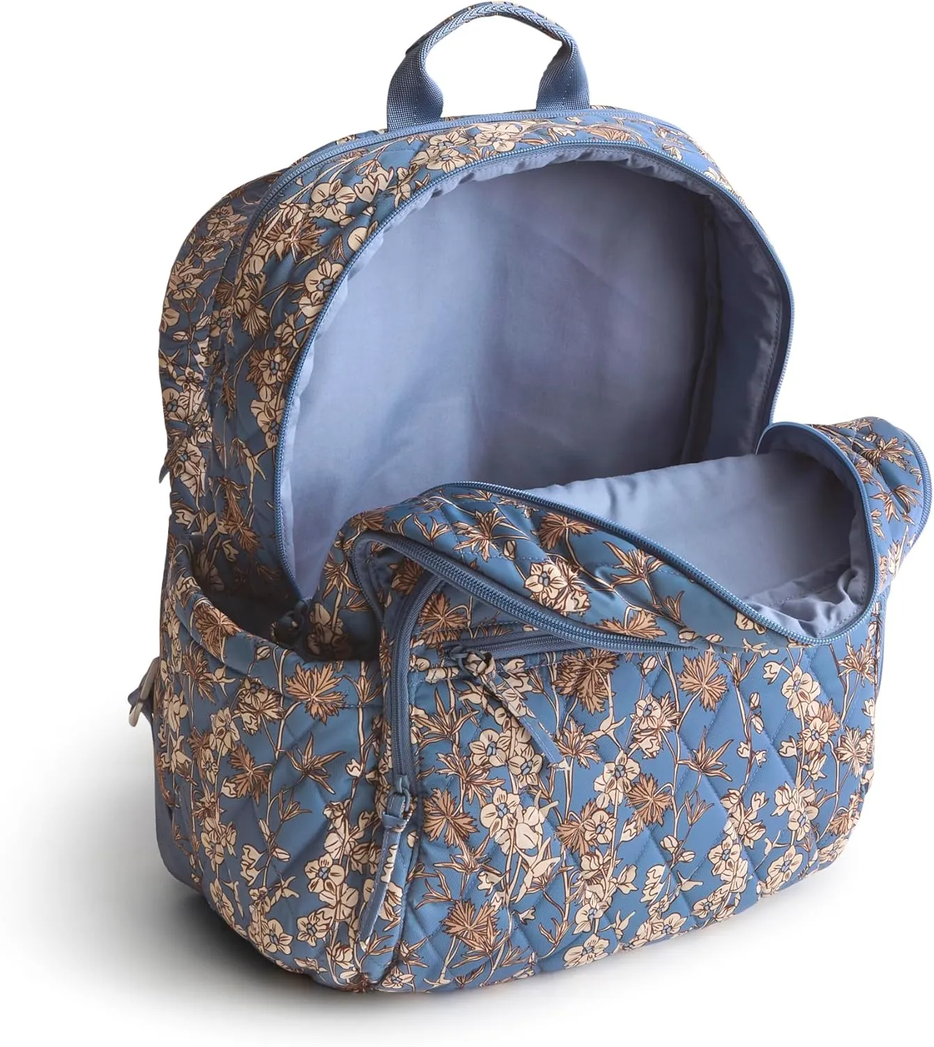 Vera Bradley Performance Twill Large Bancroft Backpack, Larkspur Delphinum