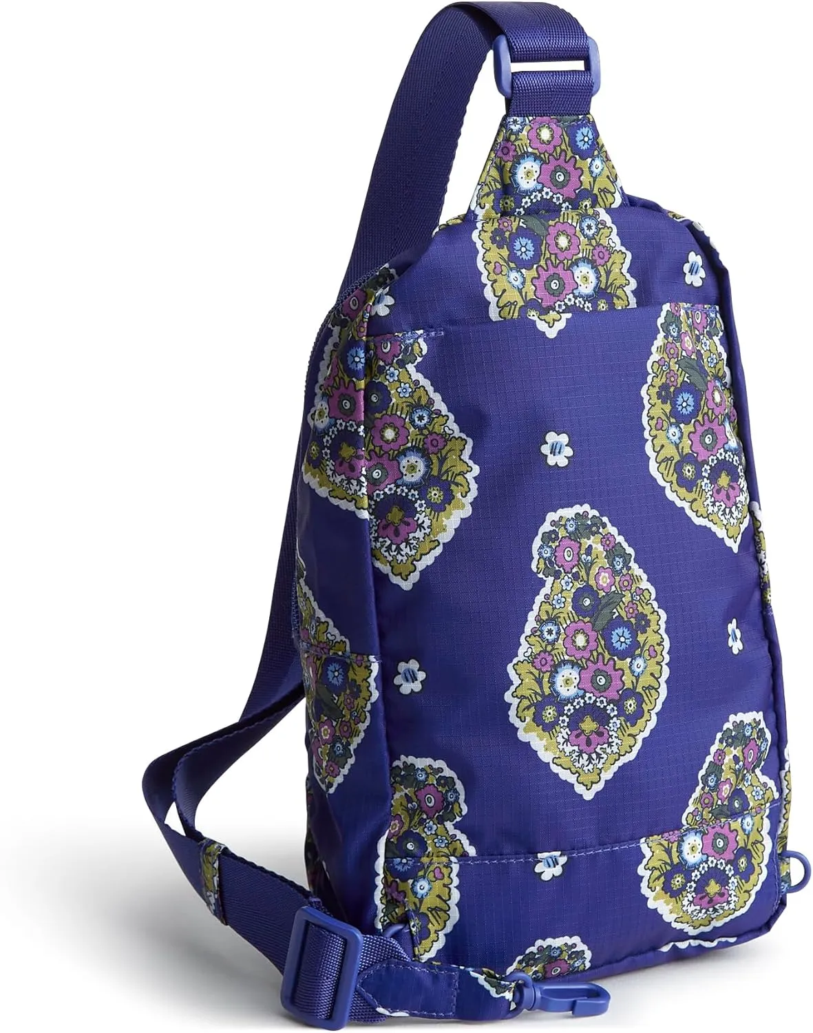 Vera Bradley Ripstop Lorman Sling Backpack, Kew Gardens Blue