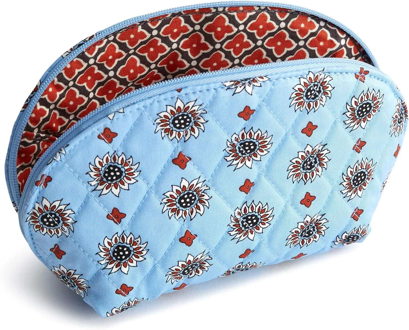 Vera Bradley Women's Premium Cotton Mini Dome Cosmetic