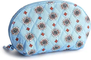 Vera Bradley Women's Premium Cotton Mini Dome Cosmetic