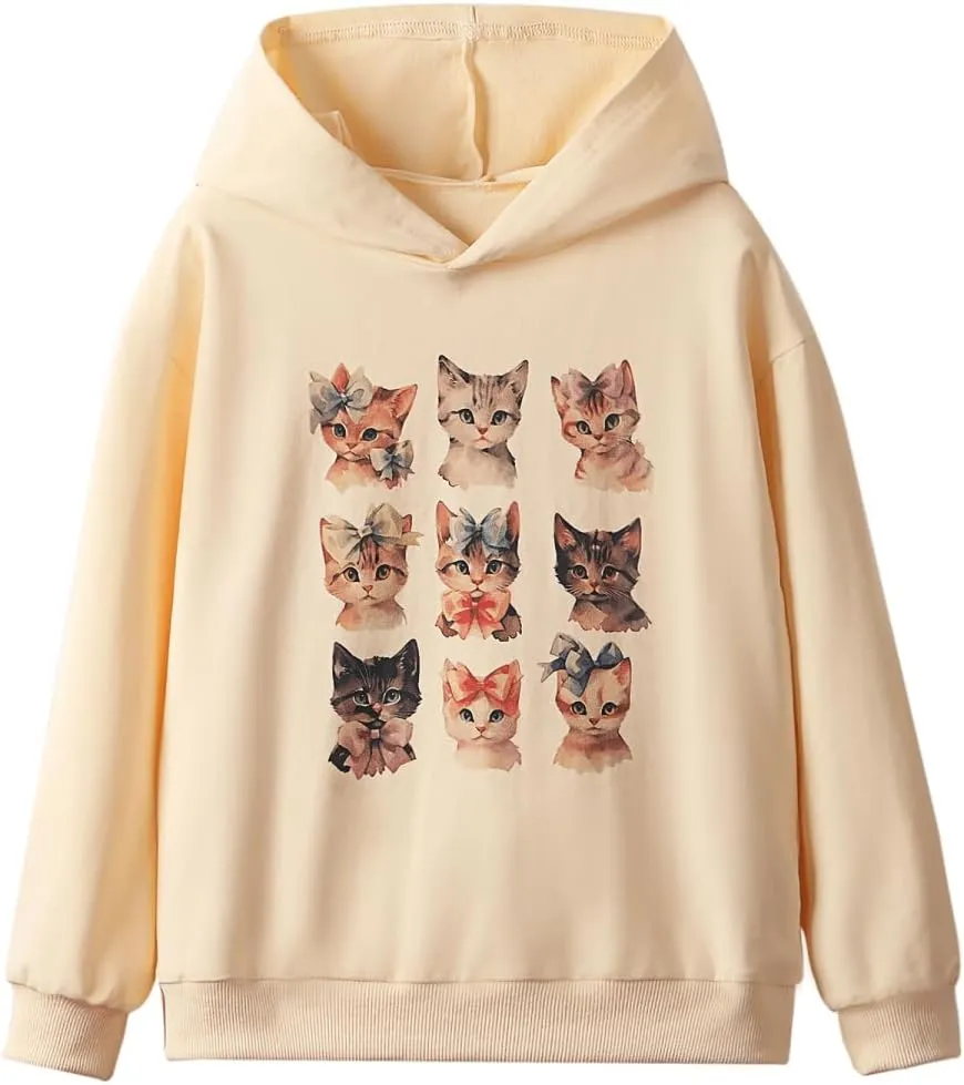 WELAKEN Unicorn Sweatshirts for Girls Toddler & Kids II Little Girl's Pullover Tops Sweaters & Hoodies