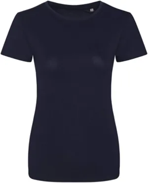 Women's Organic Cotton Cascade Tee - Plain Stylish Lady T-Shirt