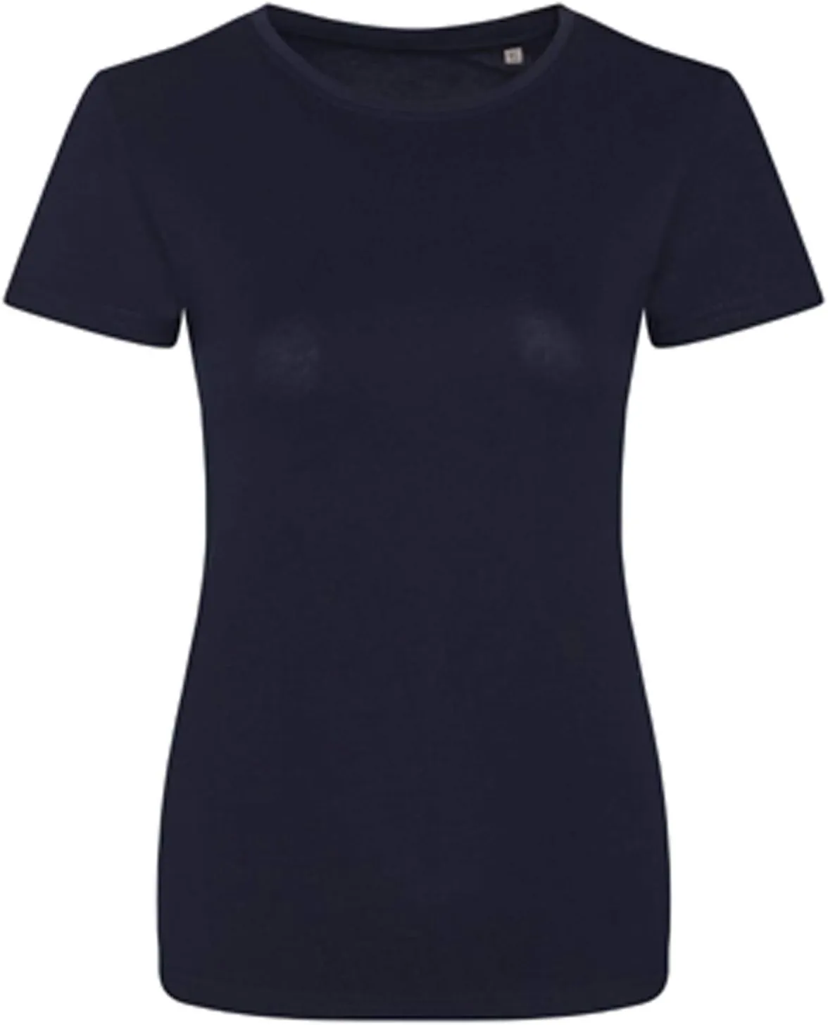 Women's Organic Cotton Cascade Tee - Plain Stylish Lady T-Shirt