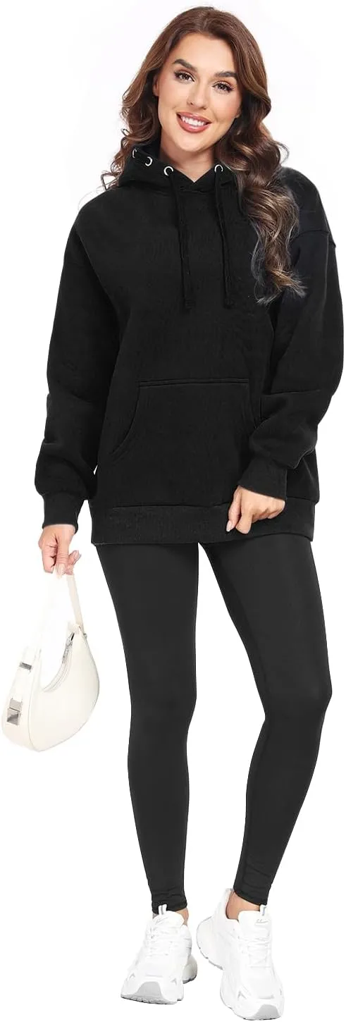 Womens Oversized Hoodies Fleece Sweatshirts Long Sleeve Casual Winter Clothes outfits Fall Pullover Sweaters