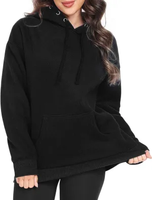 Womens Oversized Hoodies Fleece Sweatshirts Long Sleeve Casual Winter Clothes outfits Fall Pullover Sweaters