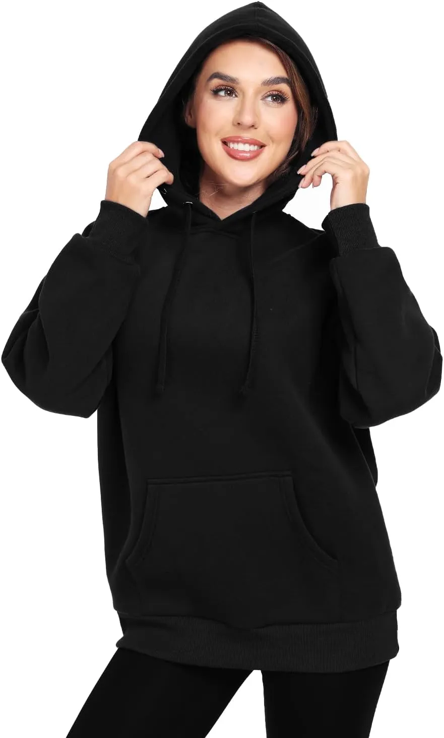 Womens Oversized Hoodies Fleece Sweatshirts Long Sleeve Casual Winter Clothes outfits Fall Pullover Sweaters