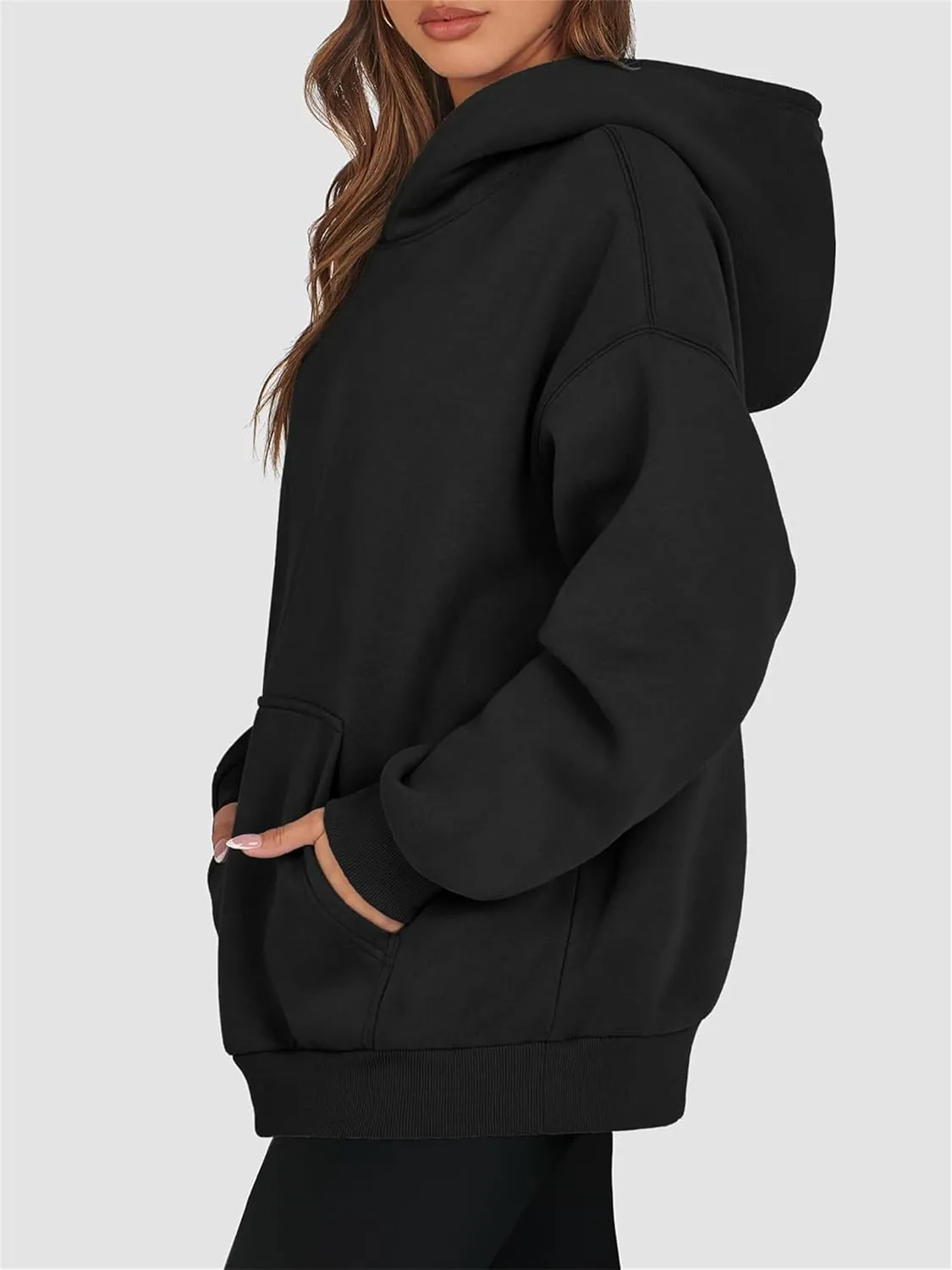 Womens Oversized Hoodies Sweatshirts Long Sleeve Sweaters Pullover Fall Clothes with Pocket