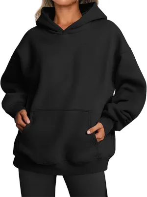Womens Oversized Hoodies Sweatshirts Long Sleeve Sweaters Pullover Fall Clothes with Pocket