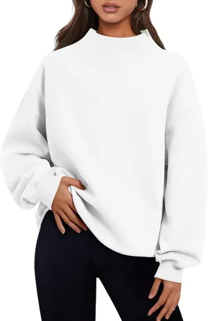 Womens Oversized Sweatshirts Turtleneck Pullover Long Sleeve Hoodies Tops - Fall Outfits 2024 Clothes