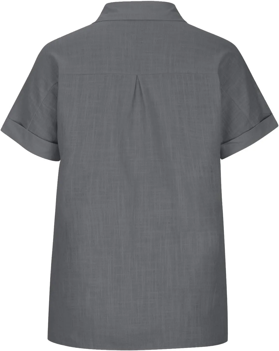 Womens Summer Tops V Neck Button Down Shirts Casual Trendy Business Basic Tees Ladies Daily Going Out Blouses