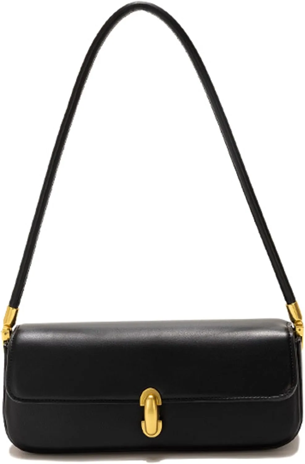 Women's Vintage Handbag PU Leather Fashion Underarm Bag Small Flap Shoulder Bag Simple Outdoor Top Handle Satchel Bagbag186OWOISS