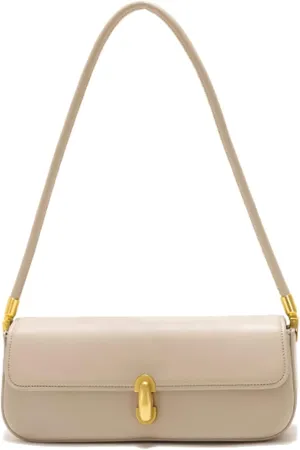 Women's Vintage Handbag PU Leather Fashion Underarm Bag Small Flap Shoulder Bag Simple Outdoor Top Handle Satchel Bagbag188OWOISS