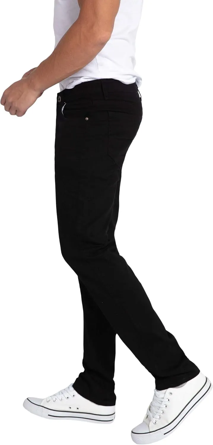 WULFUL Men's Slim Fit Skinny Stretch Comfy Jeans Denim Pants